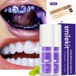 Buy 2 Get 2 Purple Grape Toothpaste & Toothbrush Teeth Cleaning Whitening Kit