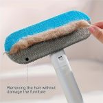 2-in-1 Pet Hair Remover Brush, Reusable Lint Brush for Dog & Cat Fur