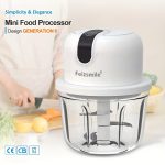 Compact Cordless Electric Chopper 350ML, Multi-use Food Grinder for Home Kitchen - Image 6