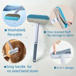 2-in-1 Pet Hair Remover Brush, Reusable Lint Brush for Dog & Cat Fur - Image 3