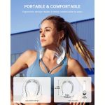 Upgraded Portable Neck Fan with LED Display & 3 Speeds - Image 3
