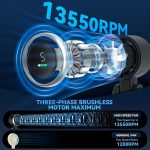 3-in-1 Foldable Fan, Multi-speed & Long Battery Life - Image 4
