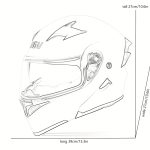 Motorcycle Helmet Flip-up Helmet for Men and Women in All Seasons - Image 5