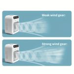 Mini Desktop Air Conditioner Fan, USB Rechargeable & Portable - Image 4