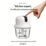 Compact Cordless Electric Chopper 350ML, Multi-use Food Grinder for Home Kitchen - Image 8