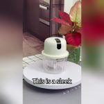 Compact Cordless Electric Chopper 350ML, Multi-use Food Grinder for Home Kitchen - Image 10