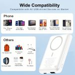 5000mAh Mini Magnetic Wireless Power Bank, 5W Wireless 10W Wired USB-C Charger for iPhone & Android | MY Local Warehouse - Image 7