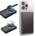 5000mAh Mini Magnetic Wireless Power Bank, 5W Wireless 10W Wired USB-C Charger for iPhone & Android | MY Local Warehouse