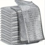 16Pcs Stainless Steel Cleaning Cloth, Reusable Durable Kitchen Dish Washing Pads - Image 7